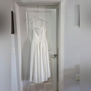 Commense Elegant White Formal Dress